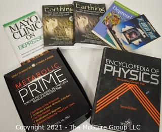 Group of Books on Physics, Depression and Earthling {Liquidation of Creative Health LLC, Fairfax, VA}