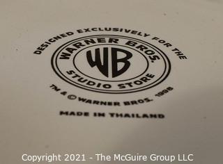 Large Ceramic Warner Brothers Studio Store Bowl with Looney Tunes  Filmstrip Characters.   11" D x 6" T.