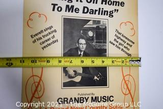 Vintage Concert Poster on Card Board for New Nashville Sound, Everette M Noel at Granby Music Hall.