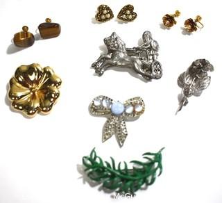 Group of Vintage Costue Jewelry Pieces.