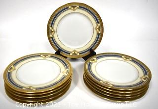 11 Piece Set Of Vintage Limoges France Bernardaud B&C Salad Plates Ovington's NY Chicago. 