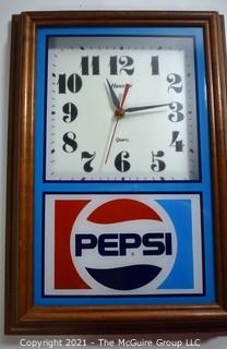 Vintage Hanover Pepsi Wall Clock. 
