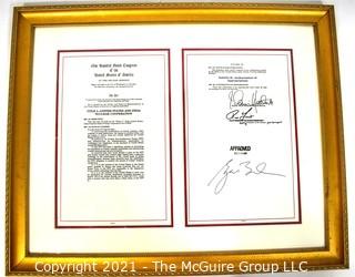 Framed Redlined Congressional Bill Approved December 18, 2006 titled "United States and India Nuclear Cooperation"