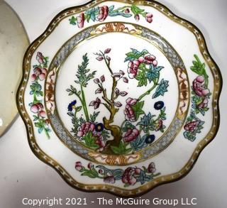 Antique Coalport "Indian Tree" Bone China with Chips and Repairs.