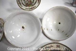 Antique Coalport "Indian Tree" Bone China with Chips and Repairs.