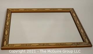 Gilt Framed Wall Mirror.  Measures 23" x 19"