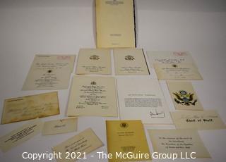 Assortment of U.S. Political Ephemera including White House