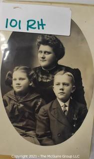 Group of Vintage Black & White Real Photo Postcards.  