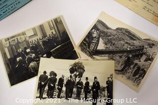 Group of Ephemera Including Diplomats Handbook with Photos and Invitation to the Heigh Ho club