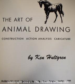 Large Collection of Vintage How To Draw Art Books. 