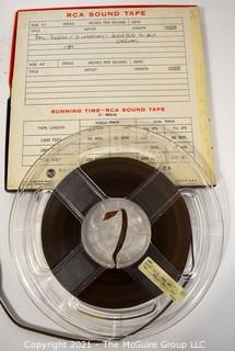 1959 Audio Tape Interview of Paul Robeson, at The Royal Shakespeare Theatre, Stratford-on-Avon, England, where Robeson was starring as the lead in Othello. Interviewer is Clifford Evans, NBC sports journalist. Approximately 15 minutes. {Is being sold for the non-commercial use of the buyer.  Copyrights ownership, if any, do not convey.}  