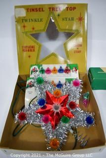 Group of Vintage Christmas Decorations