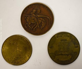 (3) Metal Tokens