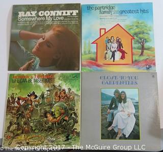 Collection of 12 vinyl record albums 