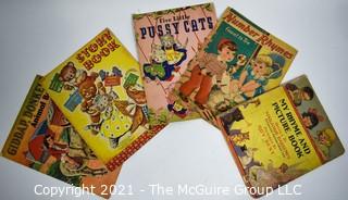 Five (5) Vintage Soft Cover Children's Books. 