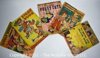 Five (5) Vintage Soft Cover Children's Books. 