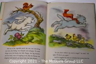 Group of Vintage Children's Books Including Flicka Ricka Dicka, Foxie & White Young Bunny with His Magic Nose, 