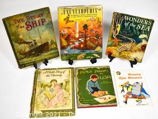 Six (6) Vintage Children's Books. 