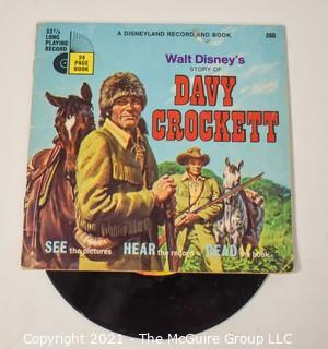 Six (6) Vintage Children's Books Including Walt Disney's Davy Crocket, Baby Pet, & Mr. Flip Flop.