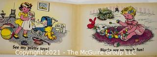 Six (6) Vintage Children's Books Including Walt Disney's Davy Crocket, Baby Pet, & Mr. Flip Flop.