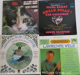 Collection of 12 vinyl record albums 