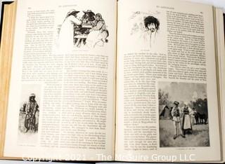 Two (2) Bound "The Century Illustrated Monthly Magazine" Volume XLV 1892 - 1893 & Volume XLVL 1893