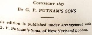 Vintage 8 Volume Set of Statesman Edition Theodore Roosevelt, 1897 G.P. Putnam Sons of NY & London