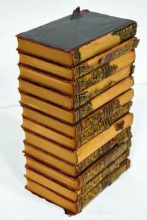 Twelve (12) Leather Bound Volumes of The Comedies, Histories, Tragedies, and Poems of William Shakespeare by Richard Grant White, 1911.  Leather Bound, Spines in Poor Condition