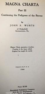 Magna Charta, Parts 1,2,3,5,6 by John S. Wurts