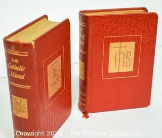 Two (2) Volumes of The Catholic Missal.