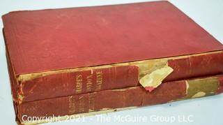 Two (2) Bound Volumes of the 1845 - 1846 Sharpe's London Magazine, A Journal - Entertainment & Instruction, Multiple Authors and Illustrators.