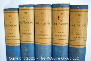 The Literature of All Nations, 10 Volume Set. by Hawthorne, Julian.