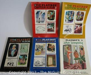 5 Playboy books of cartoon collections 