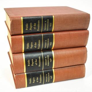 Four (4) Volume Set of Public Papers of the Presidents of the United States, Dwight D. Eisenhower, 1953