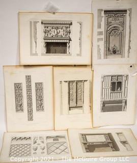 French Natural History Museum; architectural drawings of Mr. Cesar Daly