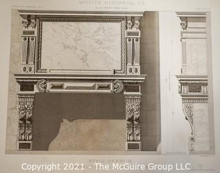 French Natural History Museum; architectural drawings of Mr. Cesar Daly