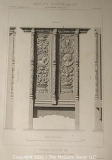 French Natural History Museum; architectural drawings of Mr. Cesar Daly