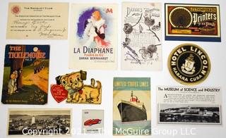 Group of Miscellaneous Ephemera