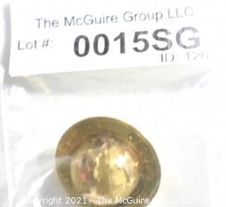 14k Yellow Gold "Around the World with You" Globe Pendant or Charm.  Weighs 10.2g 