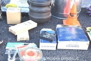 Group of Automotive Related Items including NOS OEM Mercedes Brake Pads 