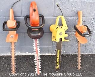 Four (4) Lawn Power Tools. 