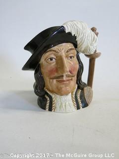 "Athos" Royal Doulton toby mug; 7" T  