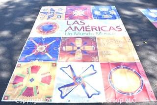 Large Vinyl Banner From Las Américas: Un Mundo Musical | Smithsonian Folklife Festival.   Measures 92" x 121"