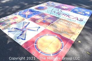 Large Vinyl Banner From Las Américas: Un Mundo Musical | Smithsonian Folklife Festival.   Measures 92" x 121"