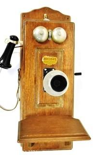 Swedish Antique Hercules Hand Crank Wall Telephone. {Note: Description Altered 10.14.2021 @ 6:46pm ET}