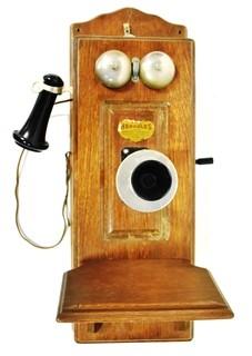 Swedish Antique Hercules Hand Crank Wall Telephone. {Note: Description Altered 10.14.2021 @ 6:46pm ET}