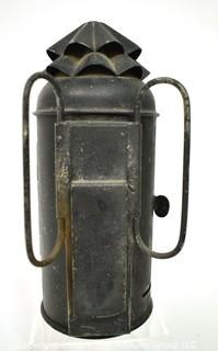 Antique Black Nautical Signal Kerosene Lantern {Note: Description Altered 10.14.2021 @ 6:46pm ET}