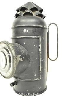 Antique Black Nautical Signal Kerosene Lantern {Note: Description Altered 10.14.2021 @ 6:46pm ET}