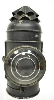 Antique Black Nautical Signal Kerosene Lantern {Note: Description Altered 10.14.2021 @ 6:46pm ET}