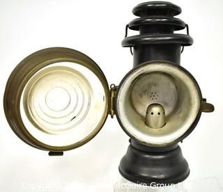 Antique Dietz Union Kerosene Carriage/Automotive Lantern with Fresnel Lens, New York, USA {Note: Description Altered 10.14.2021 @ 6:46pm ET}